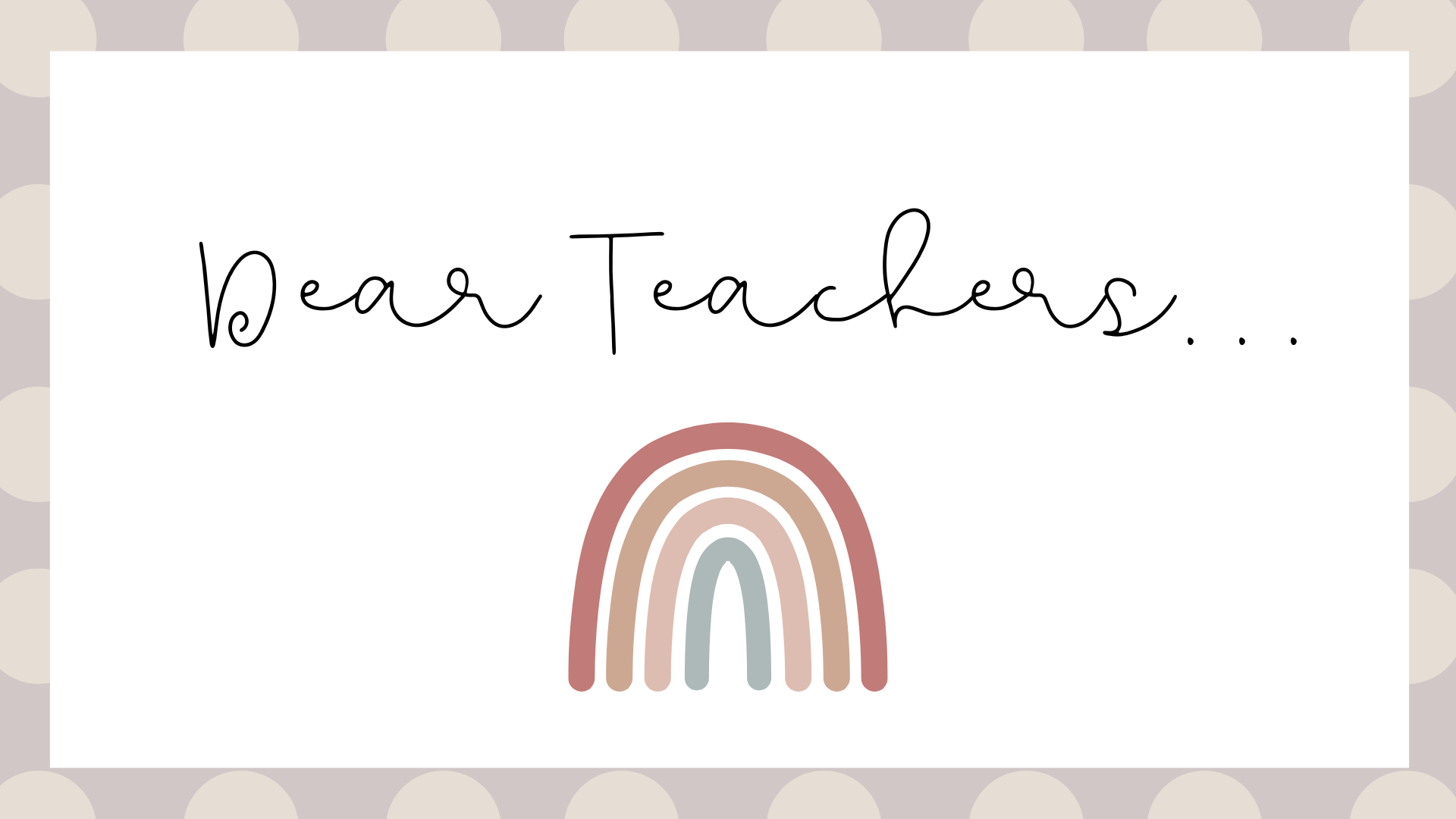 Dear Teacher: You're Probably More Tired Than You Realize- And That's Okay