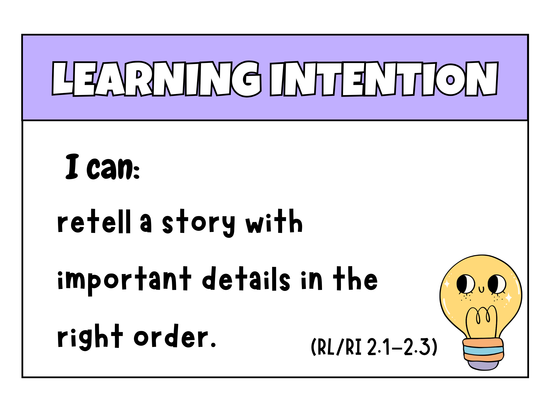 Second grade learning intentions poster by Happy Suns Learning Co. with colorful educational goals and objectives for classroom use.