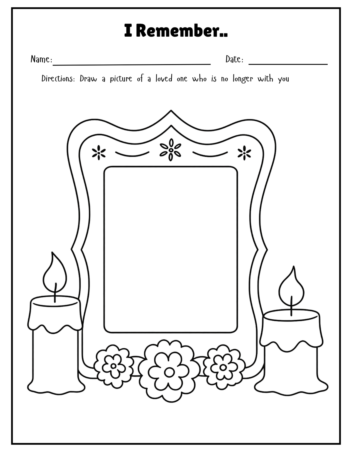 Colorful Dia de los Muertos activity pack with altar craft, coloring pages, and writing worksheets for educational fun.