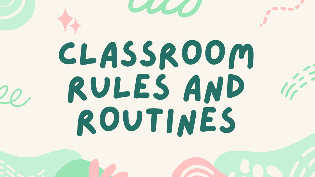 Classroom Rules & Routines Animated Slides for Kindergarten | Editable Canva Template