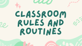 Classroom Rules & Routines Animated Slides for Kindergarten | Editable Canva Template