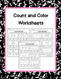 Count and Color Through the Seasons | Kindergarten Math Worksheets (1-10)