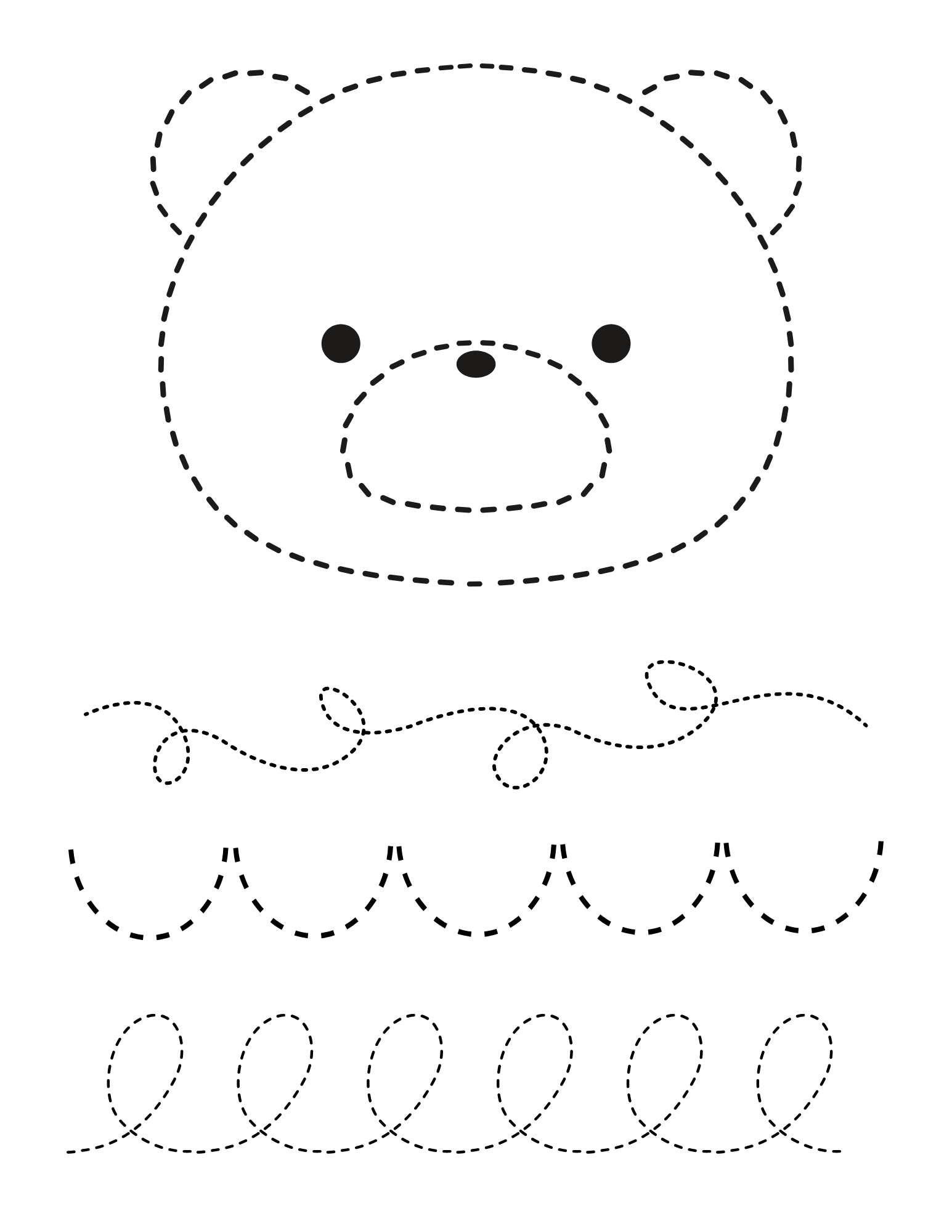 Fine Motor Tracing Practice Pack