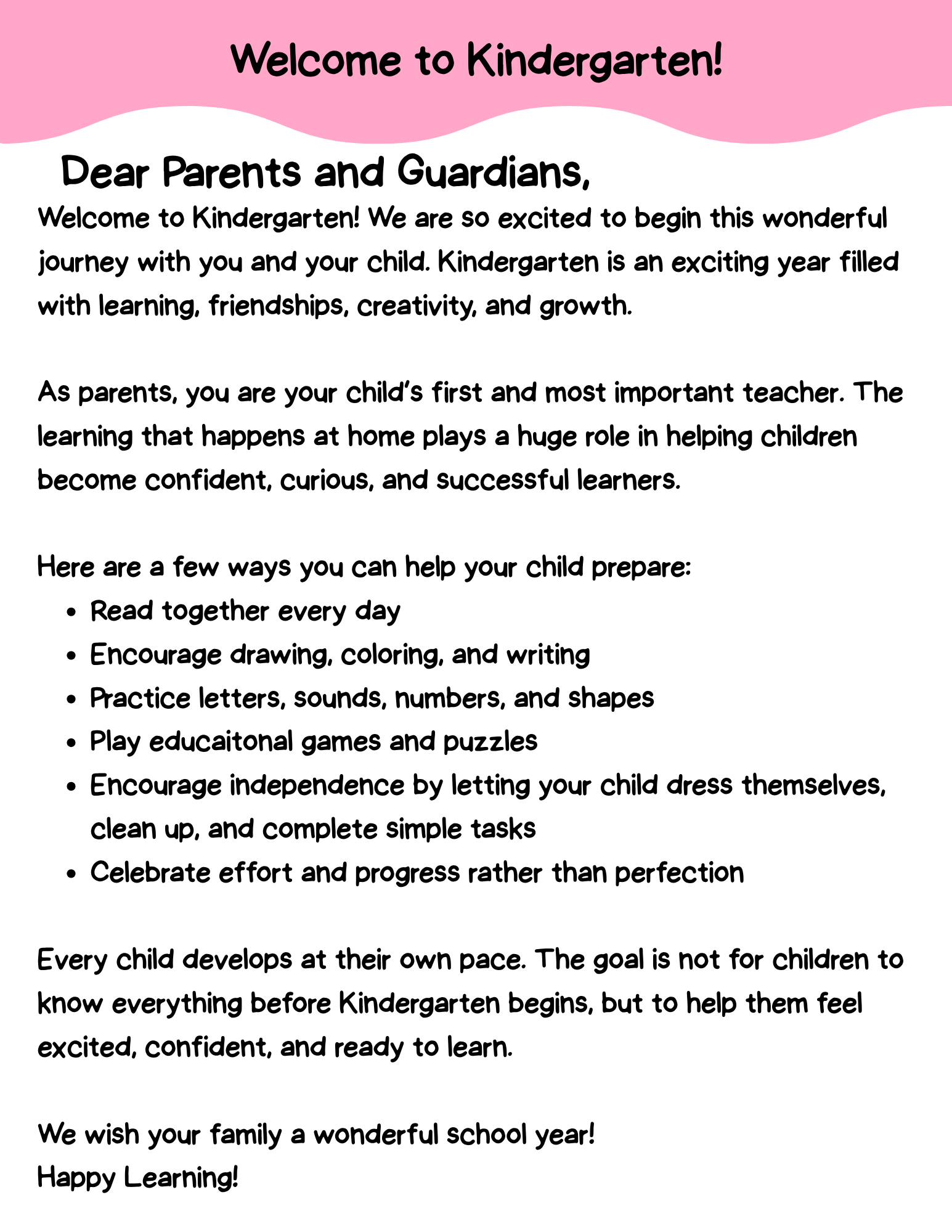 Kindergarten Readiness Guide for Parents | Bilingual English & Spanish