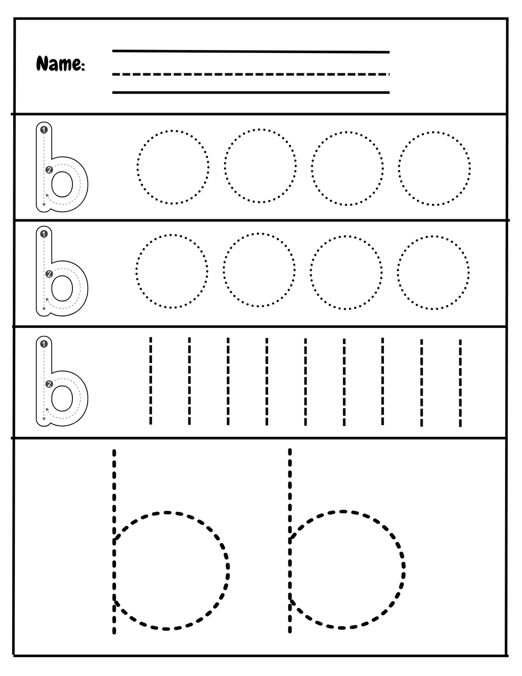 Alphabet Letter Tracing Worksheets A-Z | Uppercase and Lowercase Practice