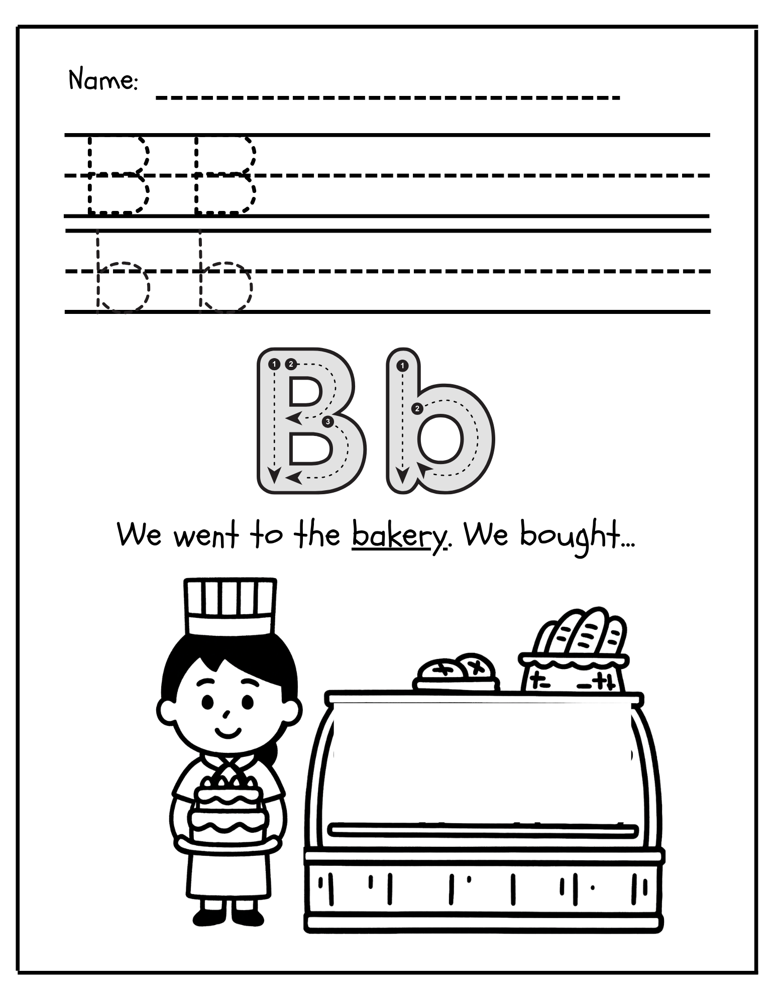 A-Z Adventure Alphabet Worksheets | Draw & Read