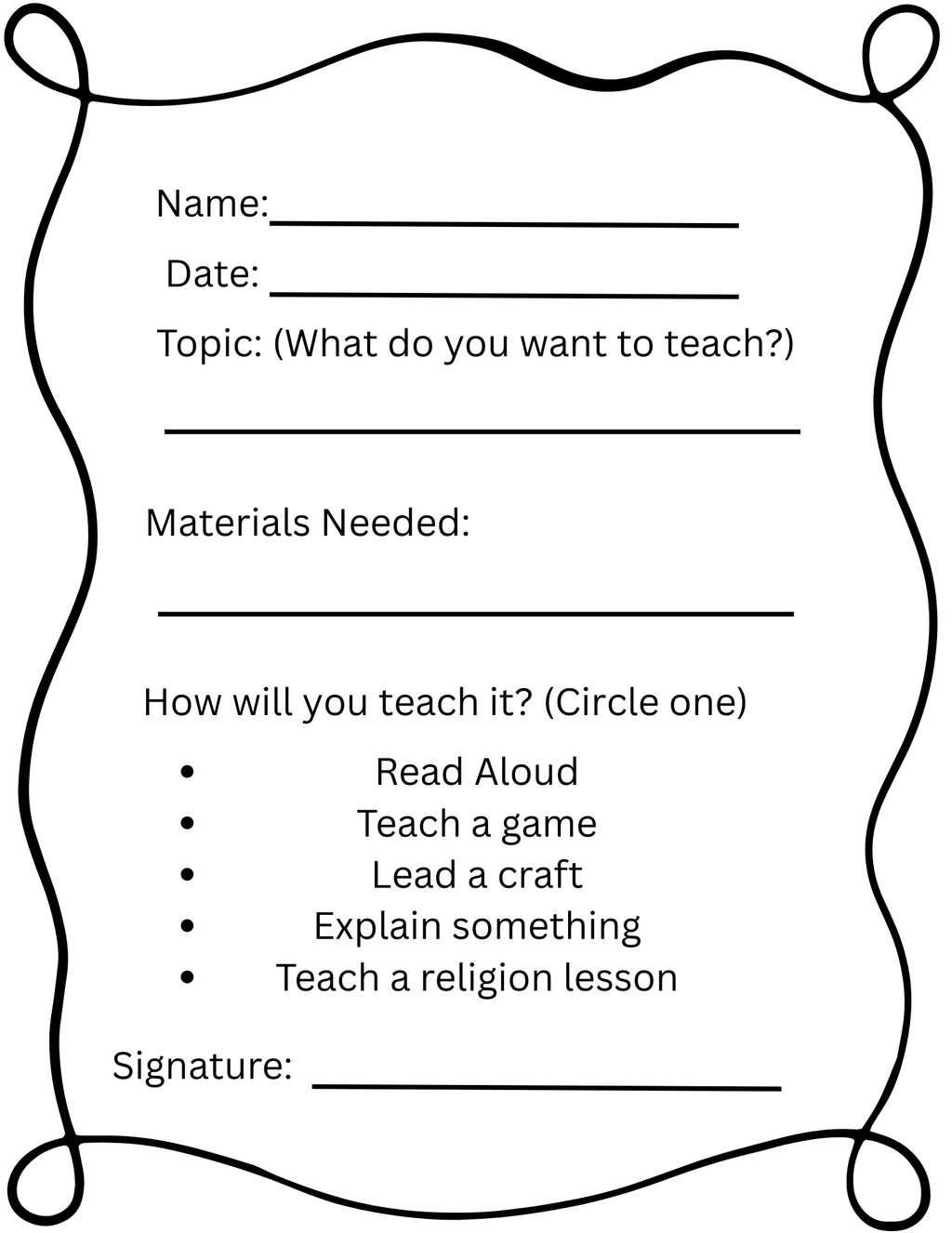 Teacher Assistant for a Day leadership activity by Happy Suns Learning Co., featuring children engaging in classroom teamwork.
