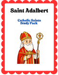 Saint Adalbert activities worksheet by Happy Suns Learning Co. featuring colorful illustrations and educational content for kids.