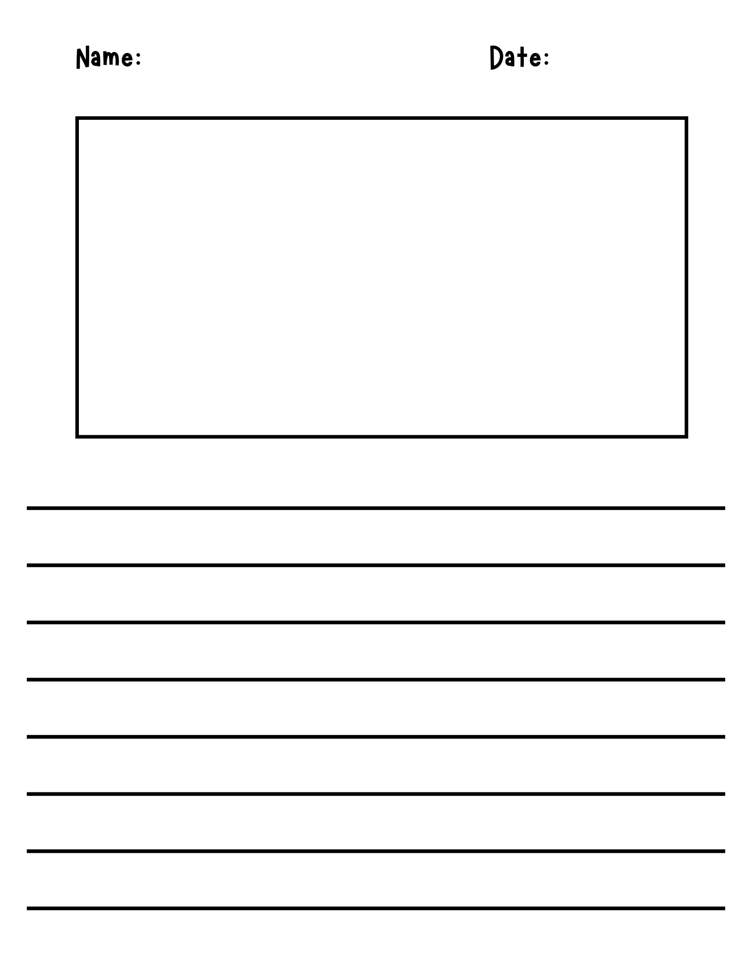 Spring Break writing activity sheet by Happy Suns Learning Co. featuring fun prompts for students to share spring break plans.