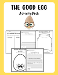The Good Egg Activity Pack by Happy Suns Learning Co. features colorful educational materials and illustrations inspired by The Good Egg.