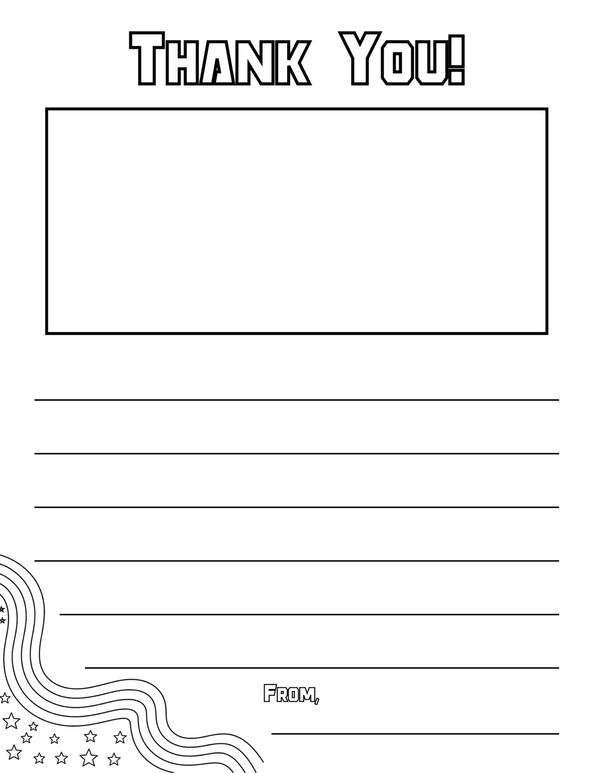 Veterans Day writing craft and reading activity by Happy Suns Learning Co. featuring patriotic-themed paper and craft supplies.