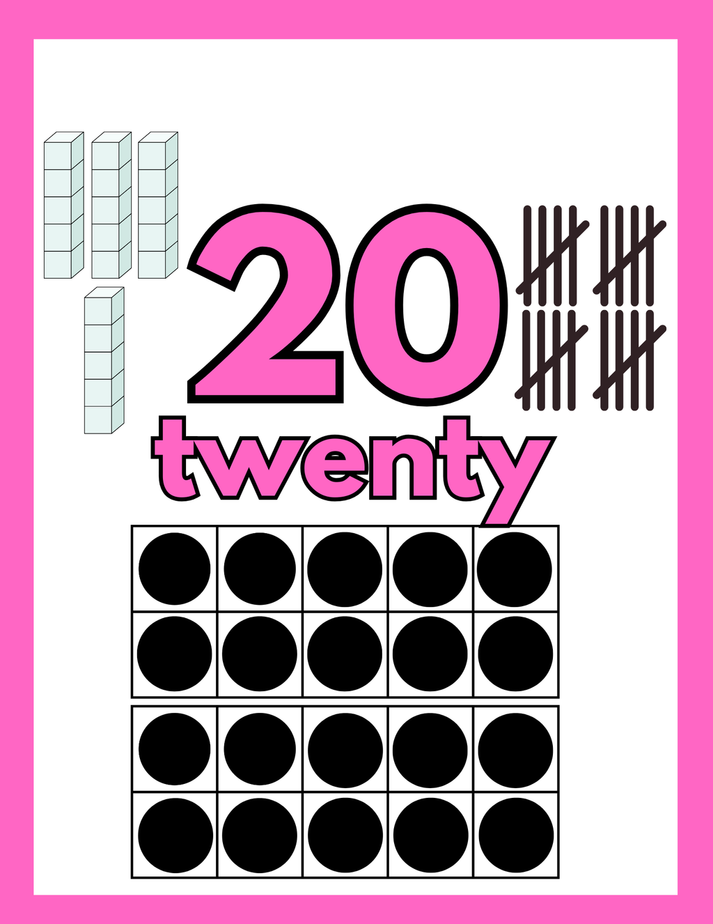 Number & Shape Posters | Classroom Decor
