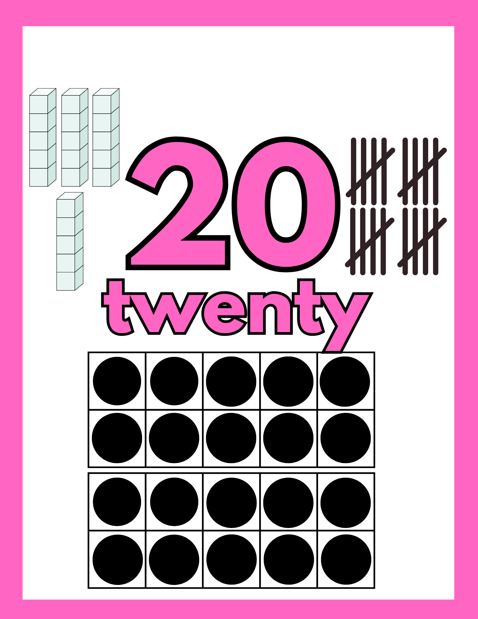 Number & Shape Posters | Classroom Decor